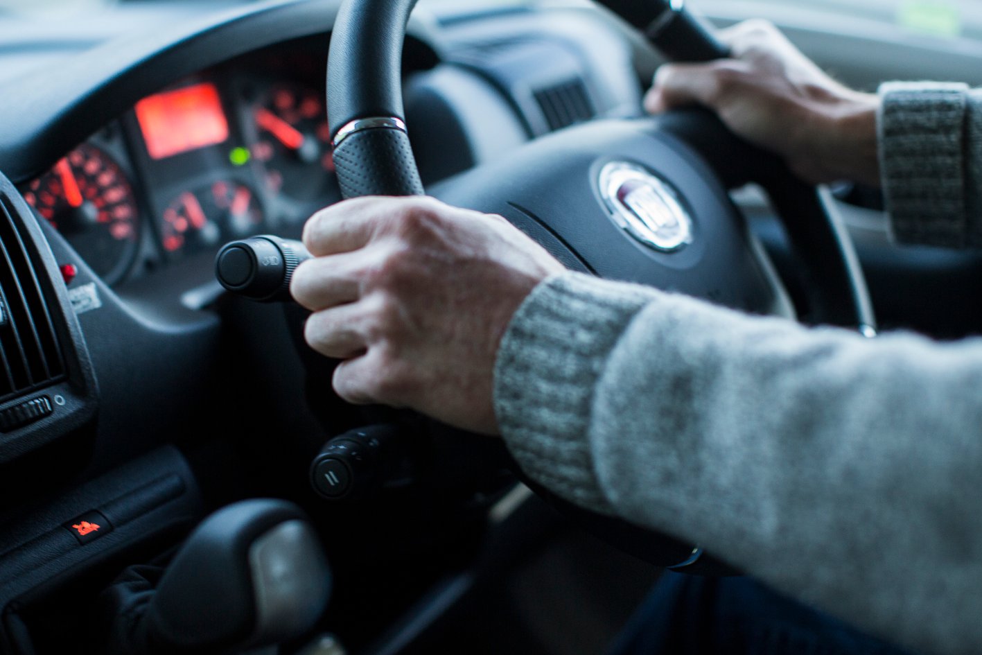 Dash and steering wheel
