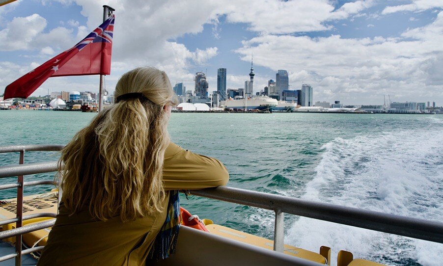 Ferry in Auckland