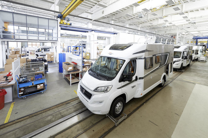 Carado motorhome factory in Germany