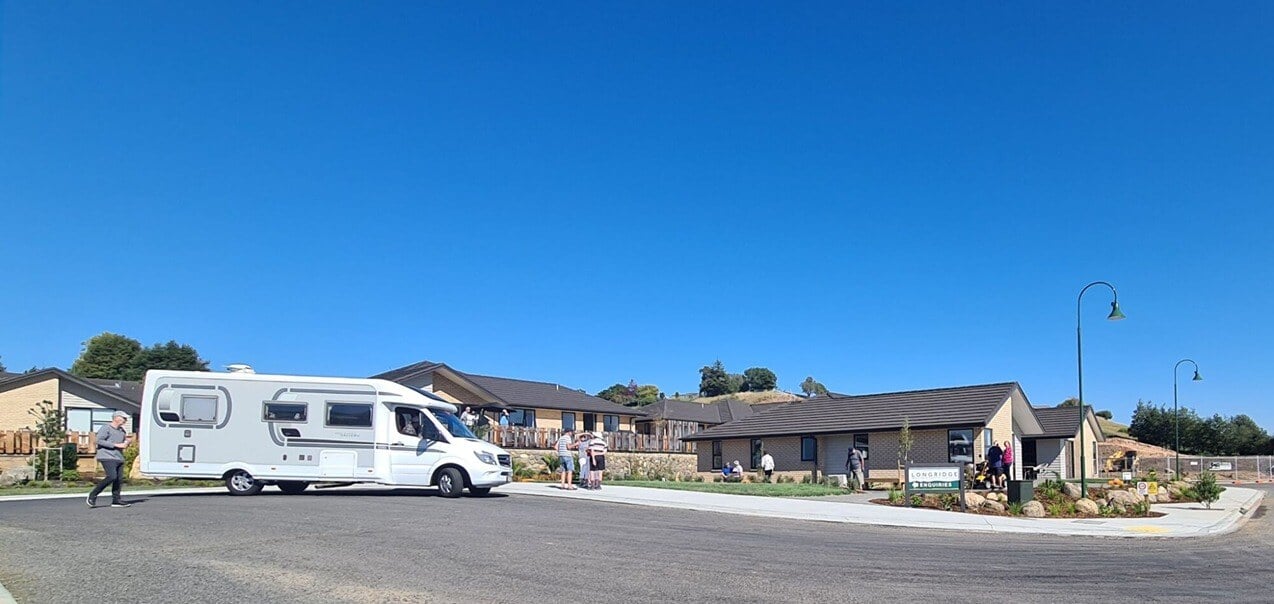 Longridge Country Estate Motorhome parked