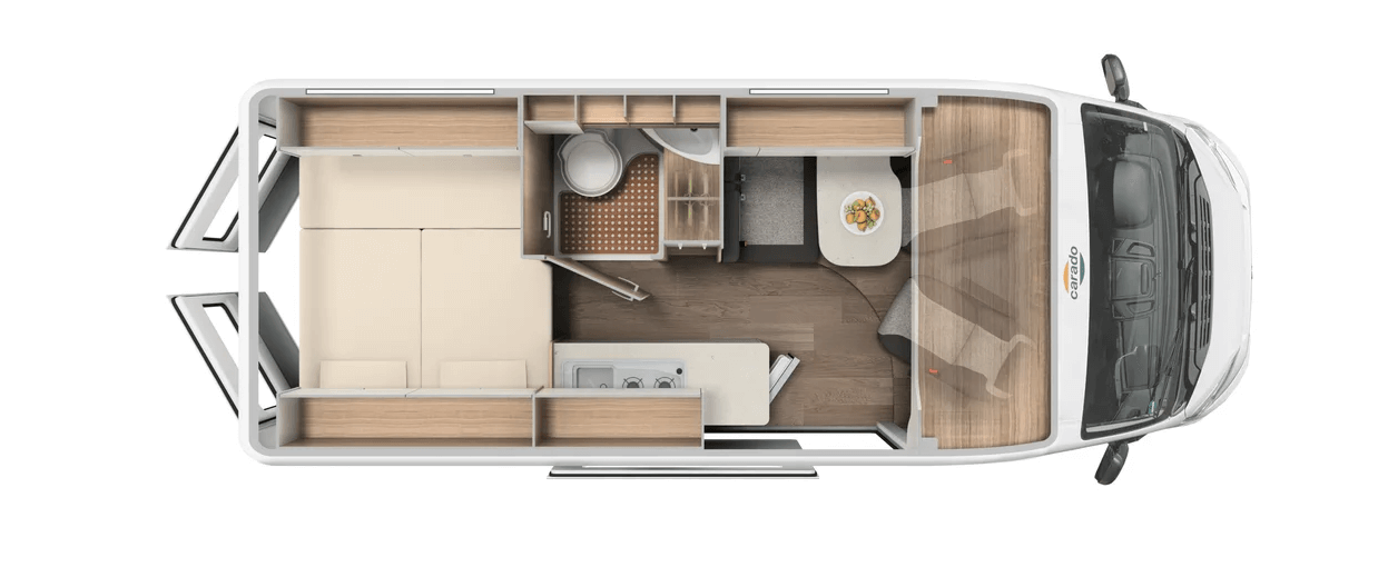Floor plan: Carado CV600
