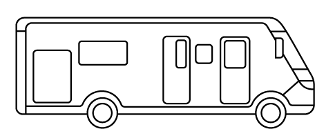 Integrated motorhome diagram