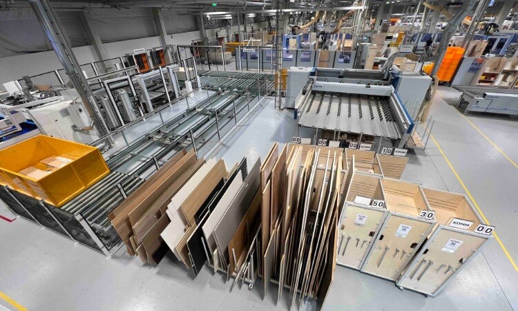 A section of the Carado factory 