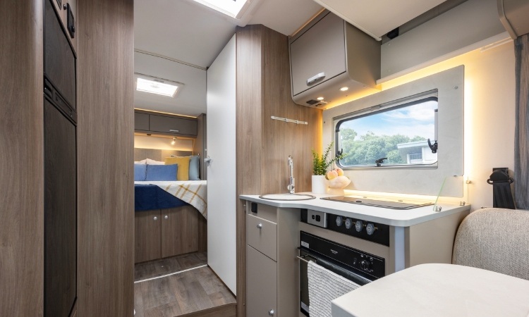 LED light in the Carado T459 motorhome
