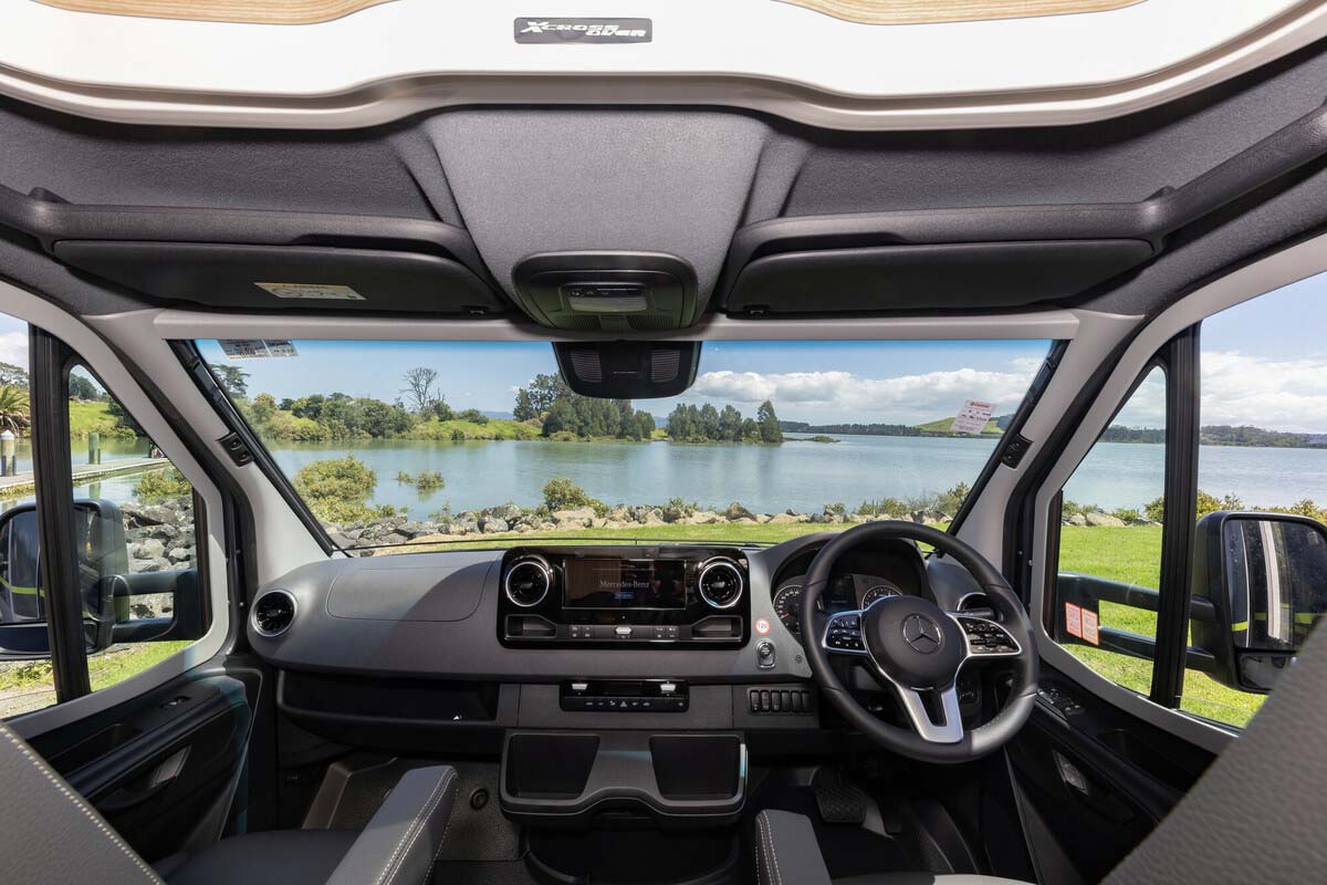 Cab of a HYMER Motorhome