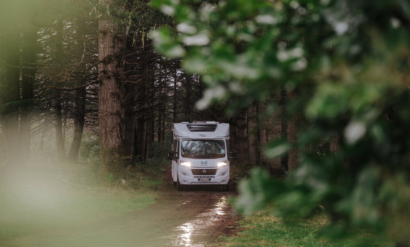 Motorhome near Murchison forest