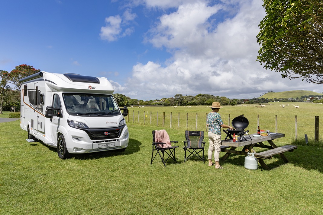 Enjoying outdoors with a motorhome