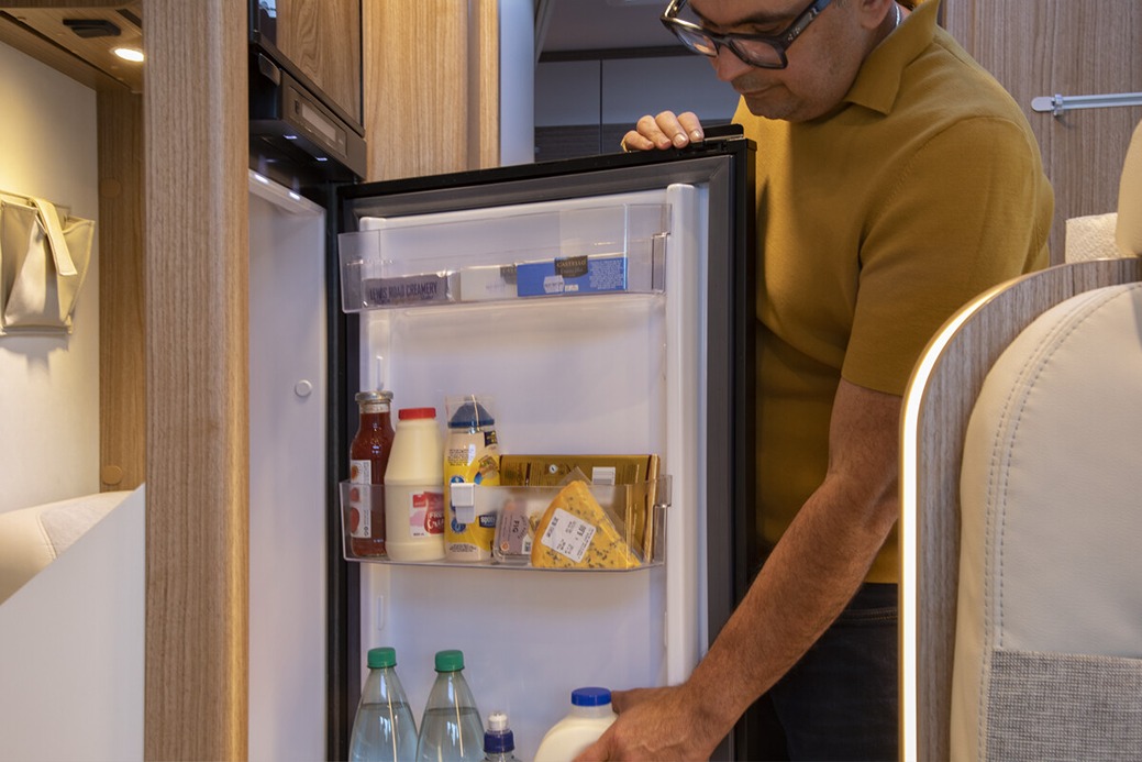 Fridge in a motorhome