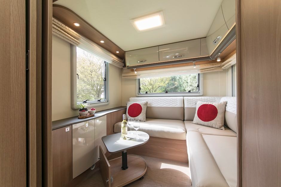 Lounge of a motorhome