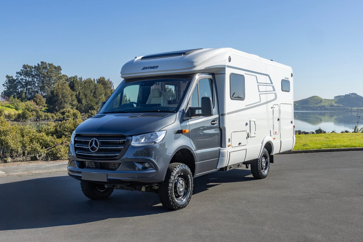 Mercedes chassis of a HYMER ML-T 580 motorhome