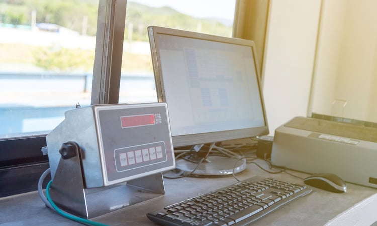 Weighbridge computer