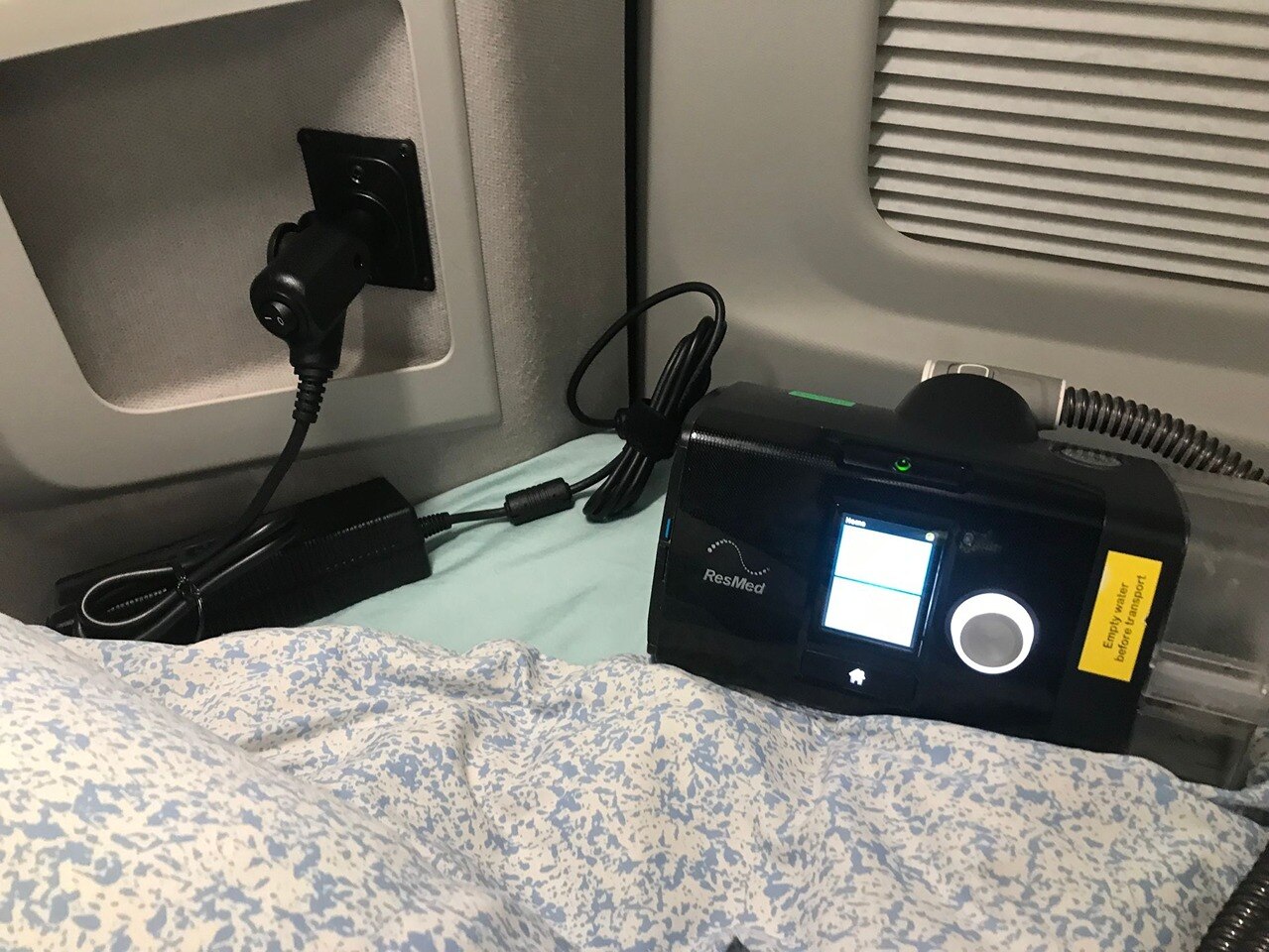 Travel CPAP machine