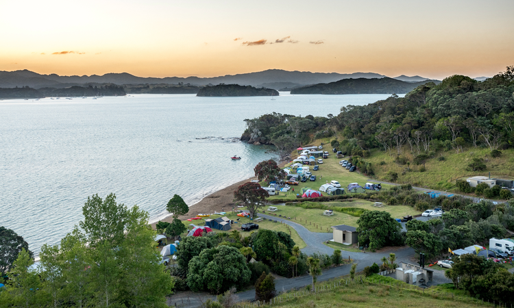 DOC Campsite bay of islands