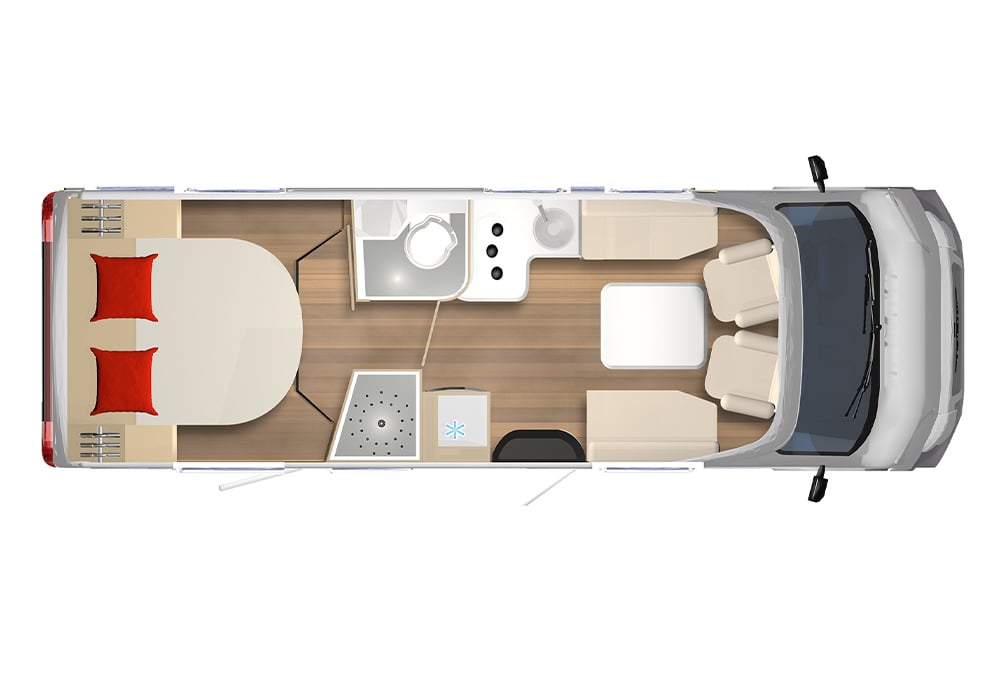 Bürstner Lyseo TD736 Harmony Line floor plan