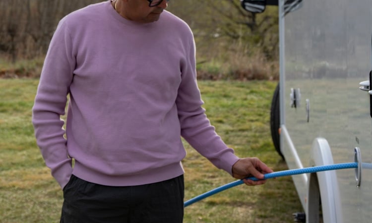 Filling up water tank