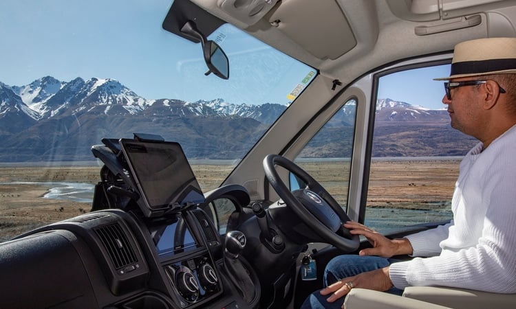 Fiat driving cab Mt Cook