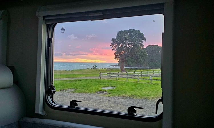 Sunset from living window