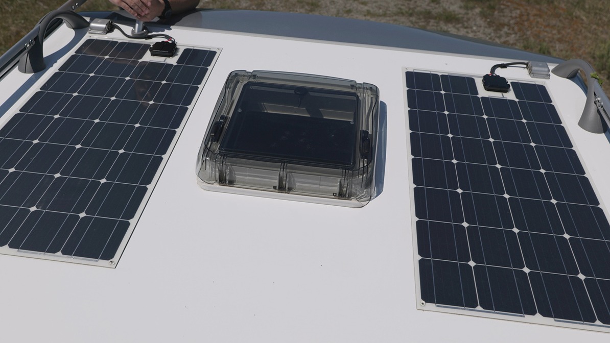 Flexible solar panels