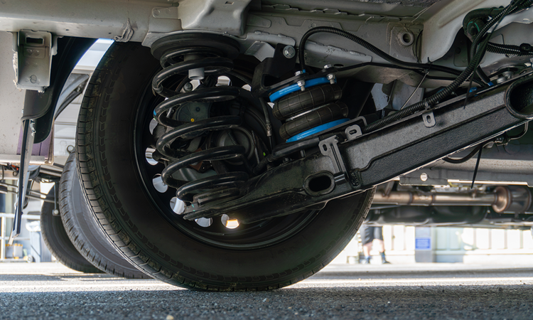 Rear air suspension