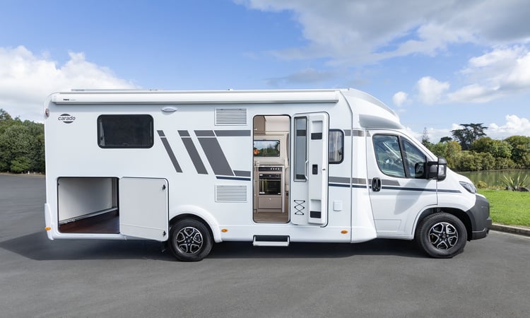 2025 Carado T459 exterior doors open