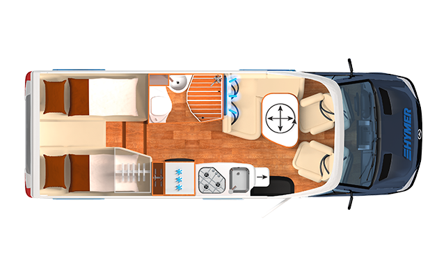 HYMER 4x4 NZ | ML-T 580 4x4 Motorhome NZ | SmartRV - Interior #1