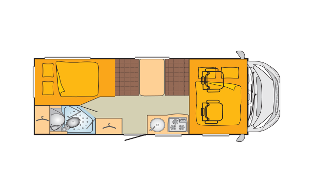 Burstner A650 | Argos Time A650 Motorhome NZ | SmartRV - Interior #1