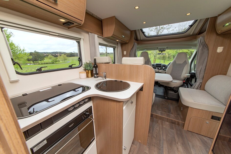 Wilderness 2020 Carado T449 motorhome interior kitchen