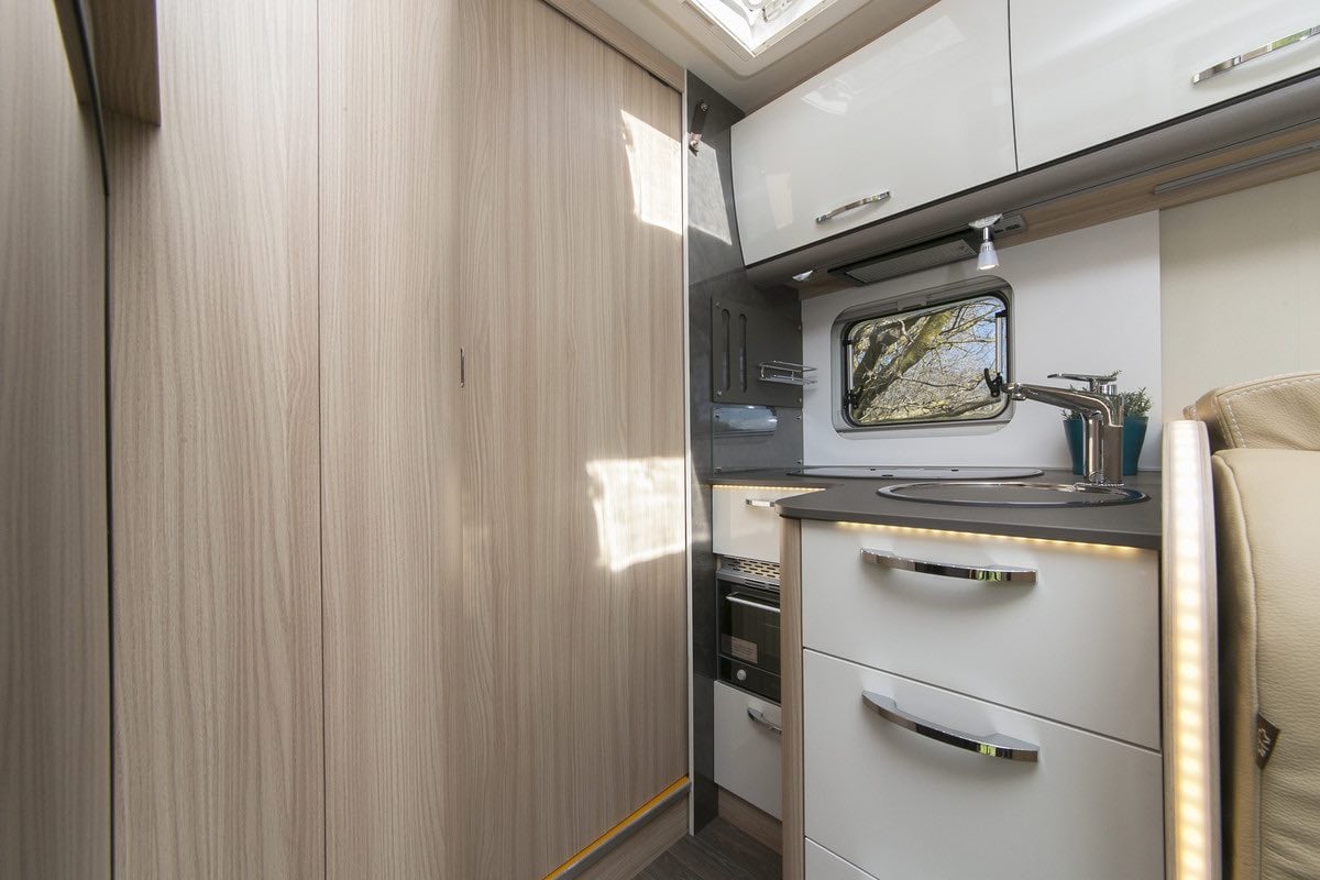 Wilderness 2019 Lyseo T700 motorhome interior kitchen closed