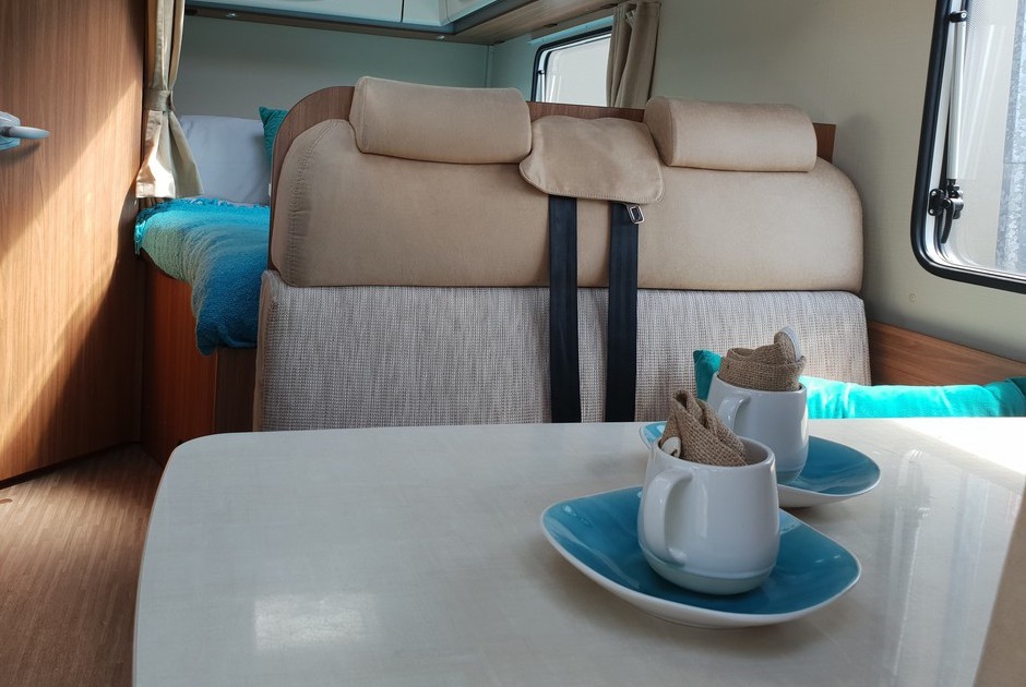 Wilderness 2017 Carado T135 motorhome interior dining table