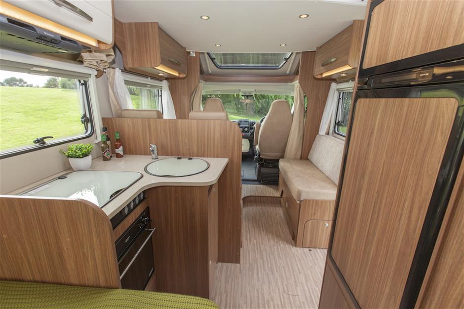 Wilderness 2015 Carado T348 motorhome interior kitchen