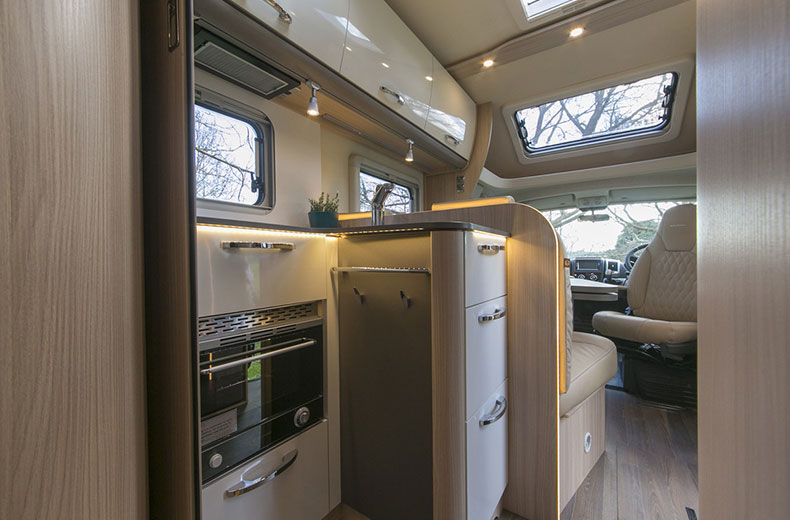 Wilderness 2017 Lyseo T700 motorhome interior kitchen