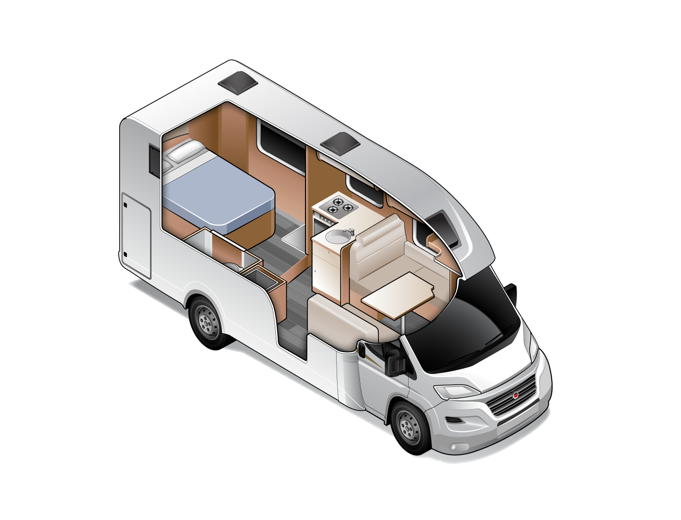 Carado T449 | 4 Berth 2022 | Wilderness Motorhomes For Sale - Interior #3