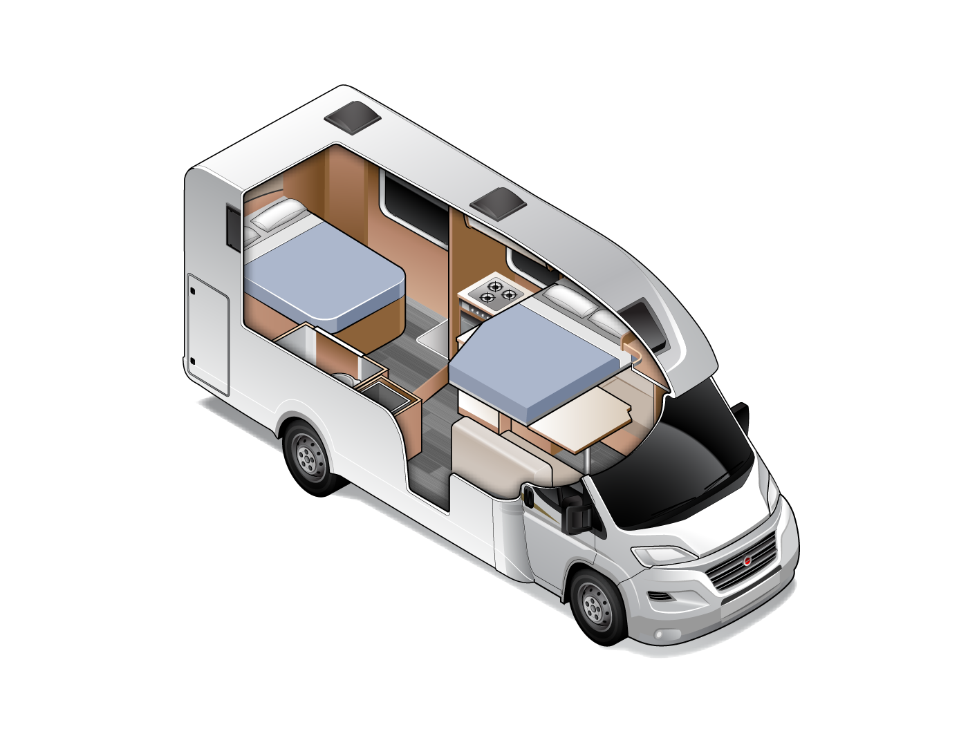 Carado T449 | 4 Berth 2022 | Wilderness Motorhomes For Sale - Interior #4