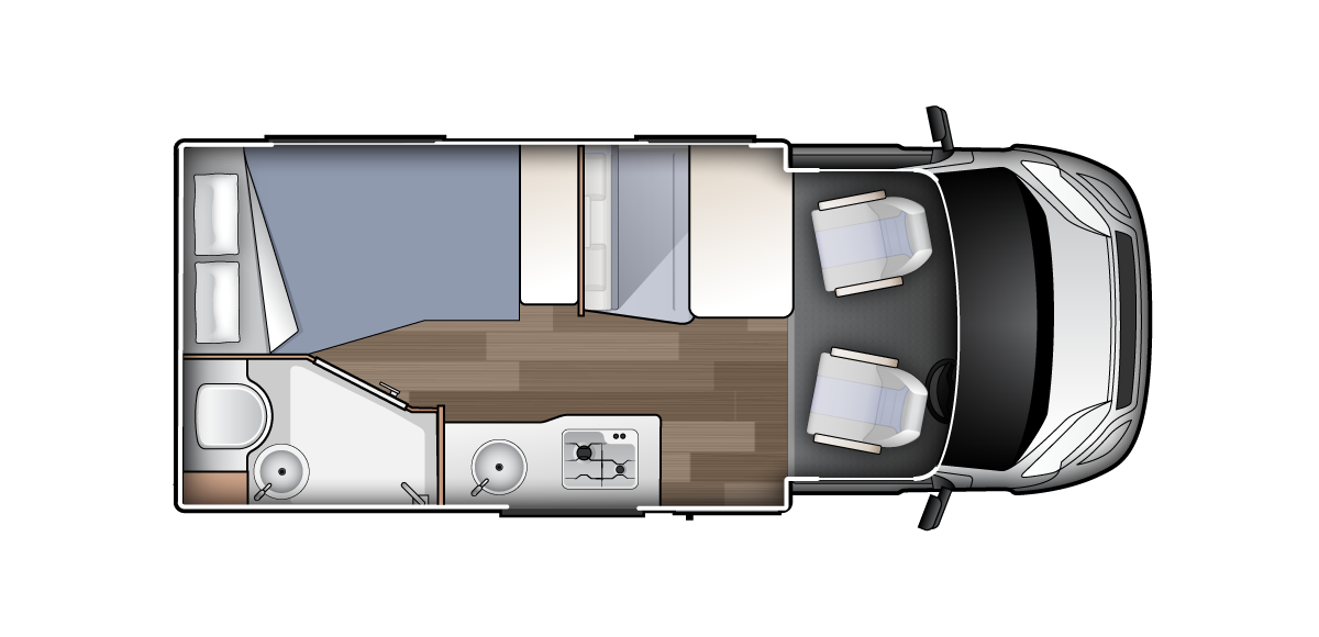 Carado T135 | 2 Berth 2025 | Wilderness Motorhomes for Sale New Zealand - Interior #1