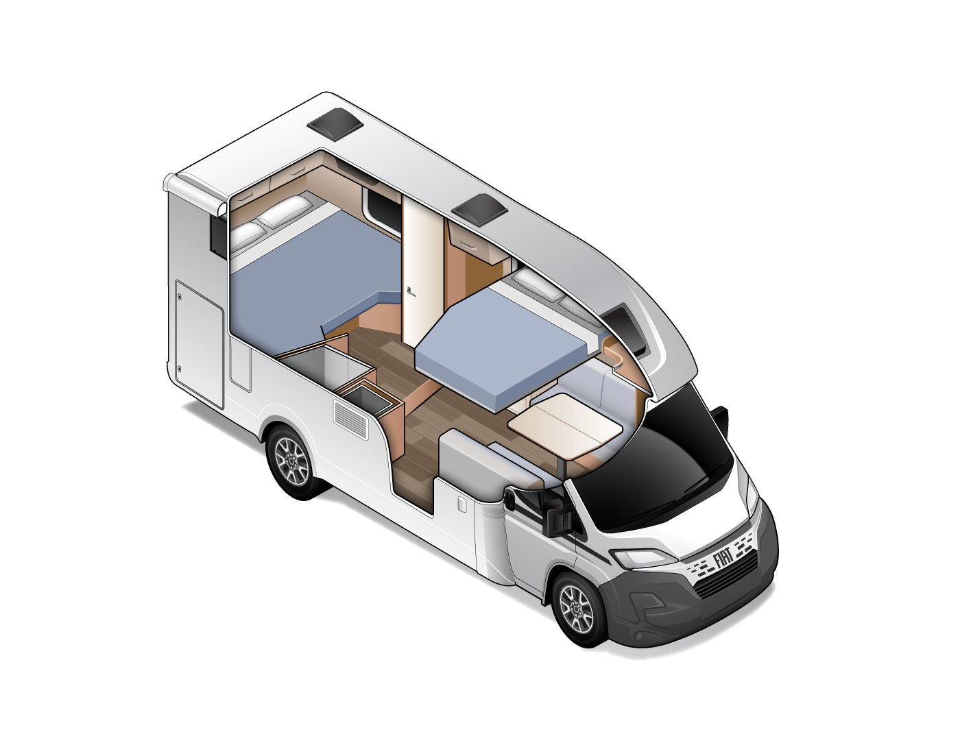 Carado T457 | 4 Berth 2025 | Wilderness Motorhomes for Sale New Zealand - Interior #4