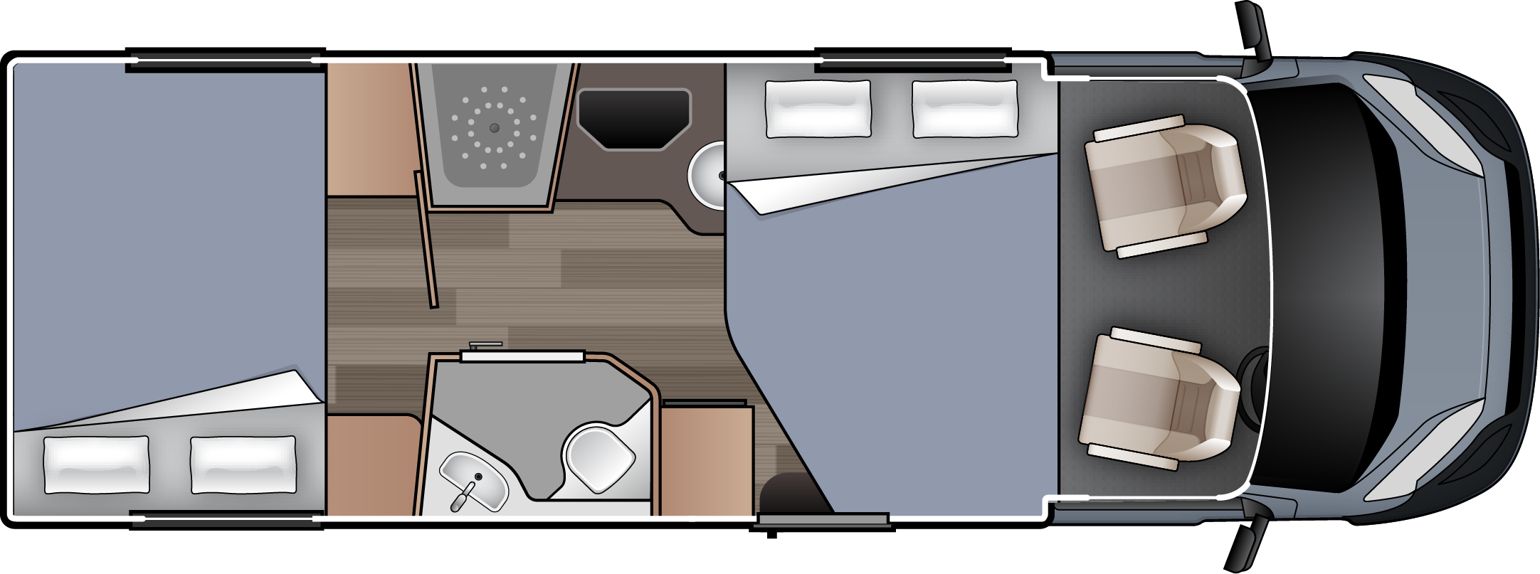 Burstner B66 744 TD 2026 | Wilderness Motorhomes for Sale New Zealand - Interior #2