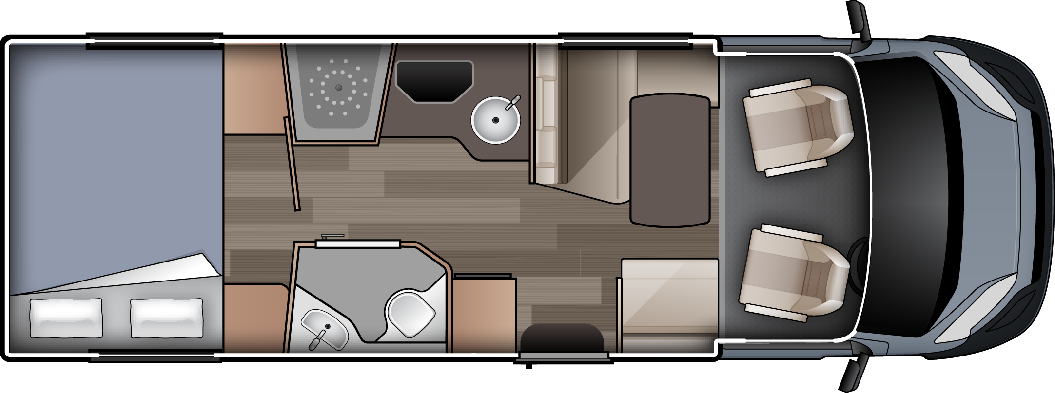Burstner B66 744 TD 2026 | Wilderness Motorhomes for Sale New Zealand - Interior #2