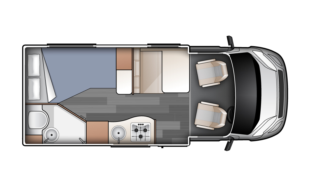 Carado T135 | 2 Berth 2022 | Wilderness Motorhomes for Sale New Zealand - Interior #1