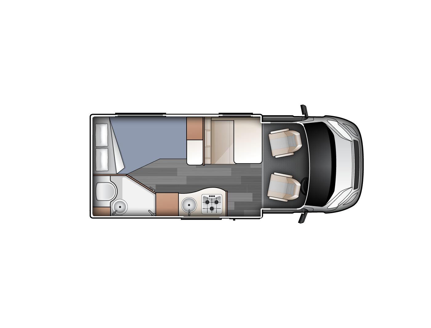 Carado T135 | 2 Berth 2022 | Wilderness Motorhomes for Sale New Zealand - Interior #1