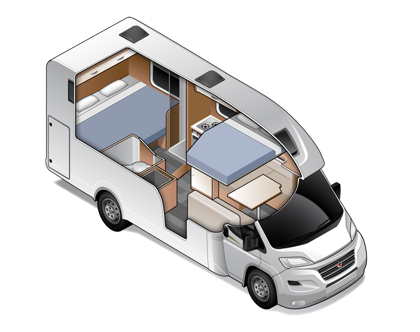 Carado T447 2022 Motorhome  | Wilderness - Interior #4