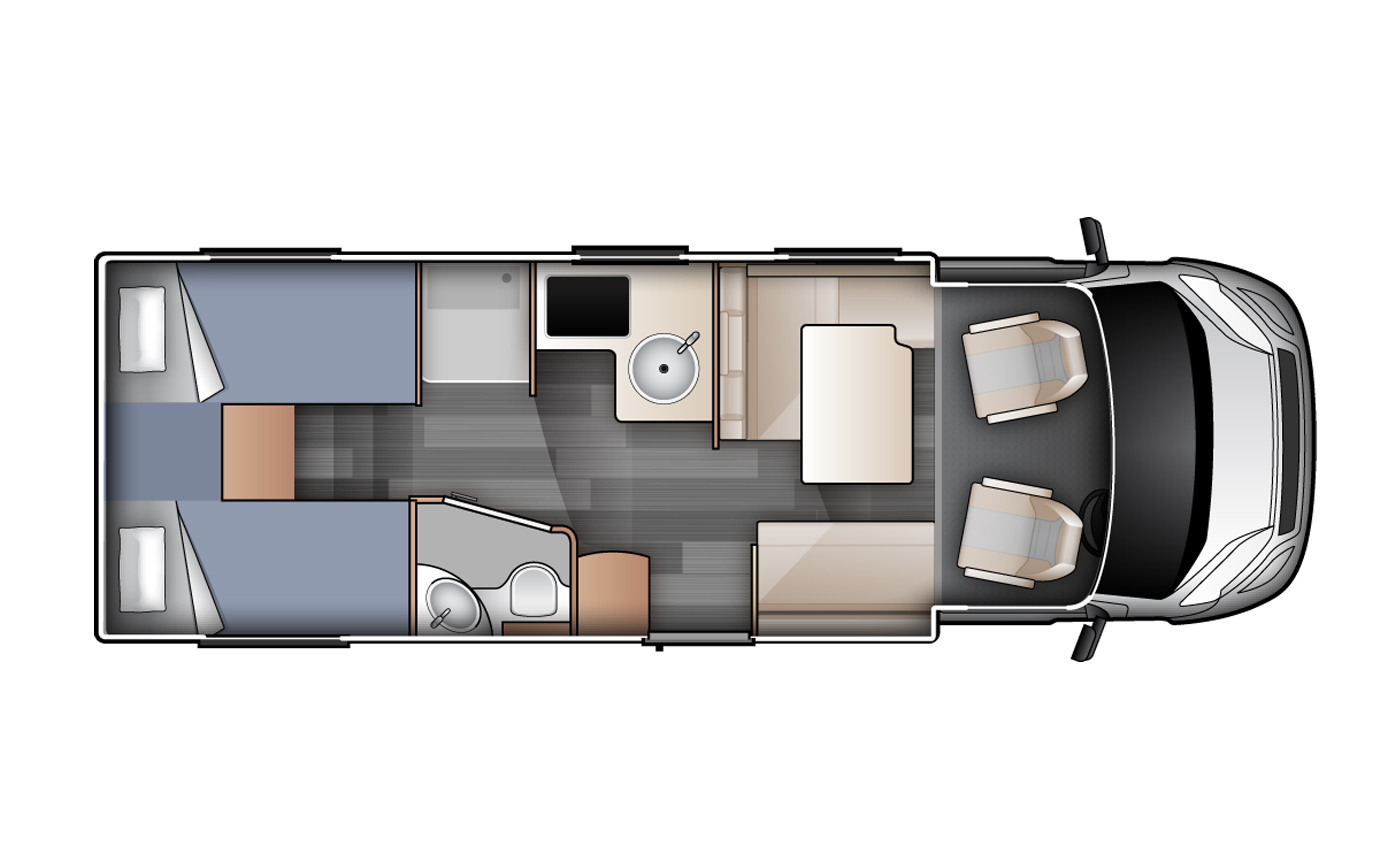 Carado T447 | 4 Berth 2022  | Wilderness Motorhomes for Sale New Zealand - Interior #1