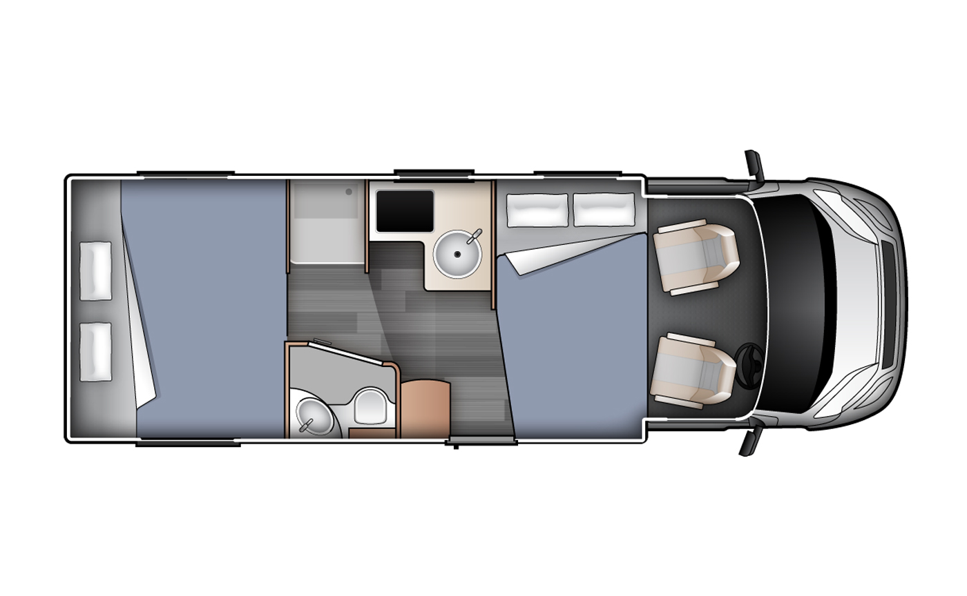 Carado T447 2022 Motorhome  | Wilderness - Interior #2