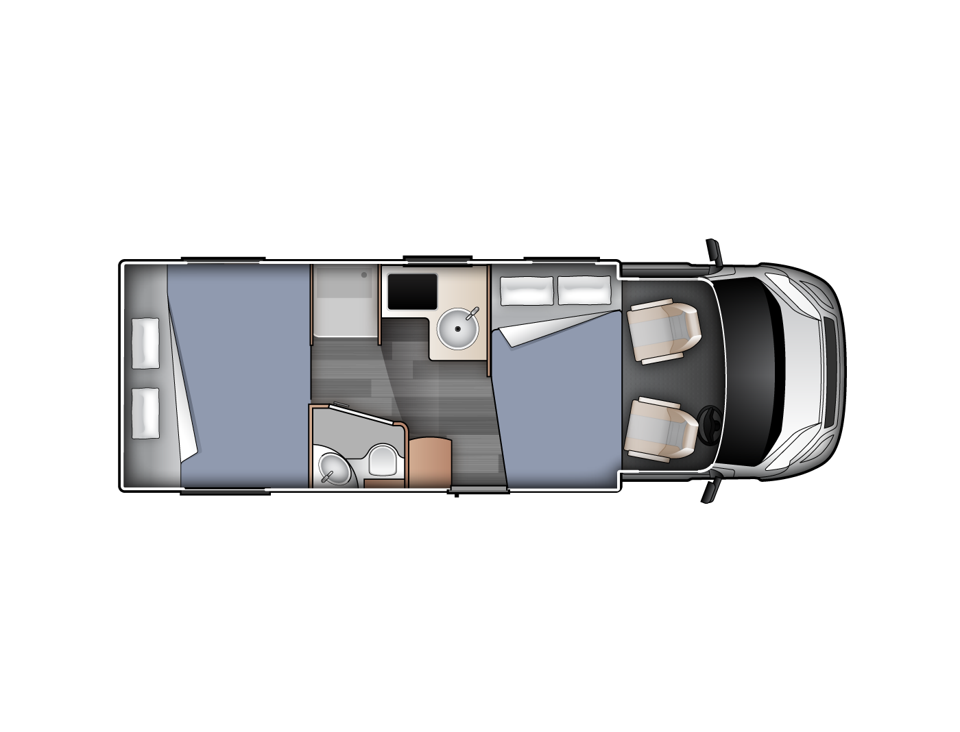 Carado T447 | 4 Berth 2022  | Wilderness Motorhomes for Sale New Zealand - Interior #2