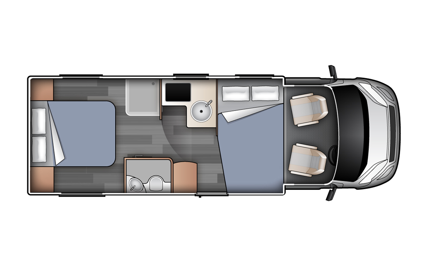 Carado T449 | 4 Berth 2022 | Wilderness Motorhomes For Sale - Interior #2