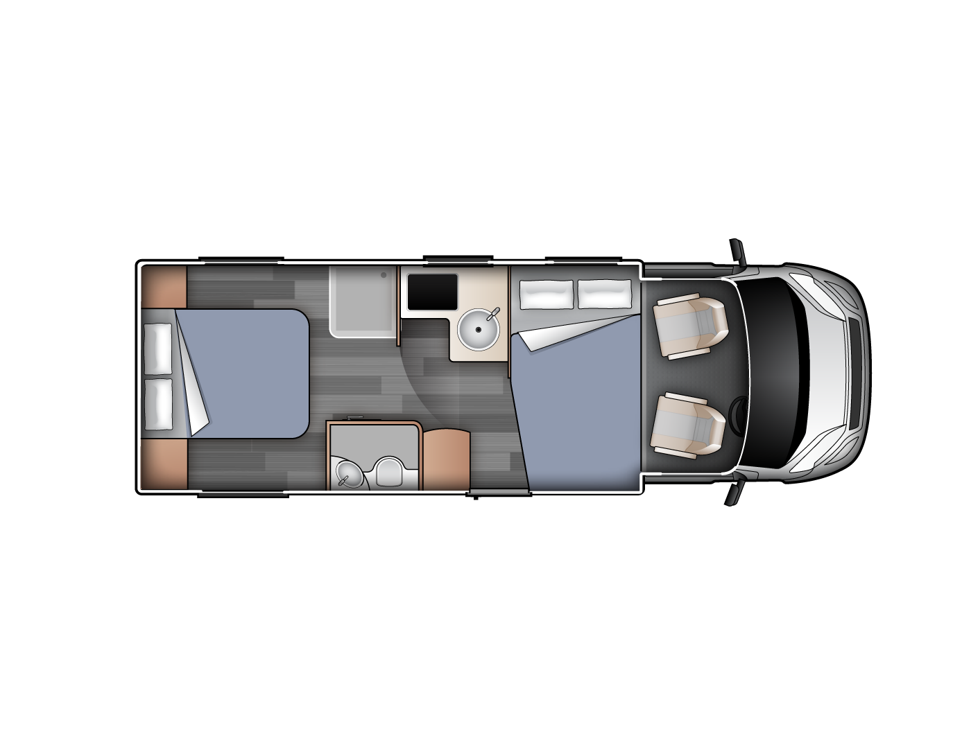 Carado T449 | 4 Berth 2022 | Wilderness Motorhomes For Sale - Interior #2