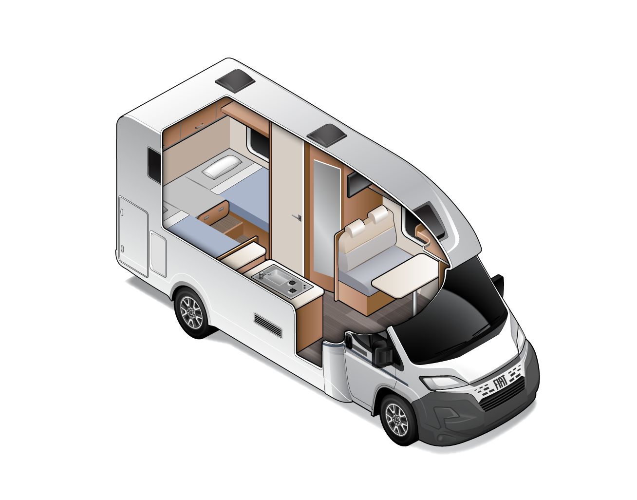 Carado V337 2025 Motorhome For Sale NZ Wilderness Motorhomes - Interior #3