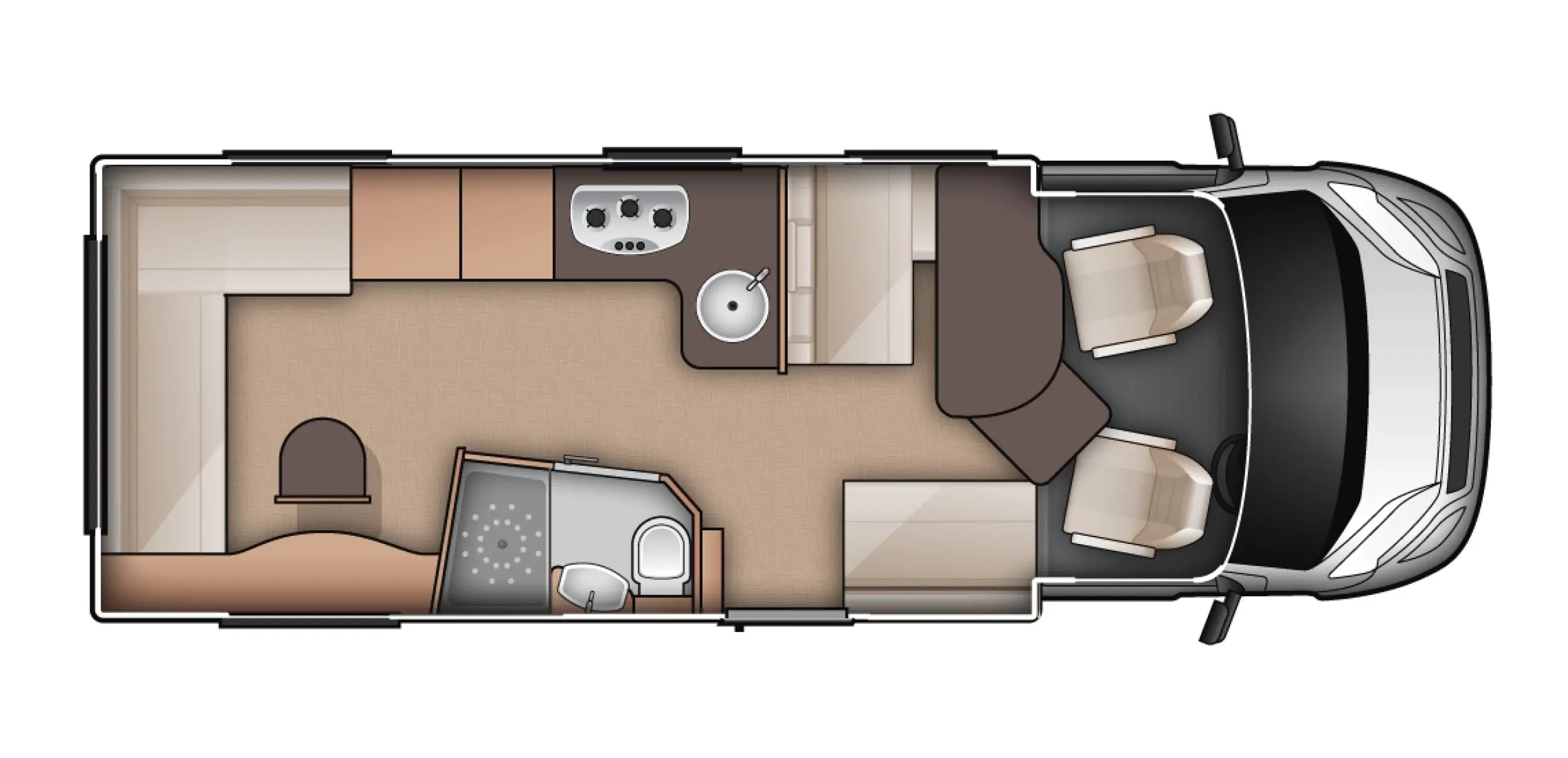 2020 Burstner Ixeo I 744 Motorhome For Sale | Wilderness - Interior #1