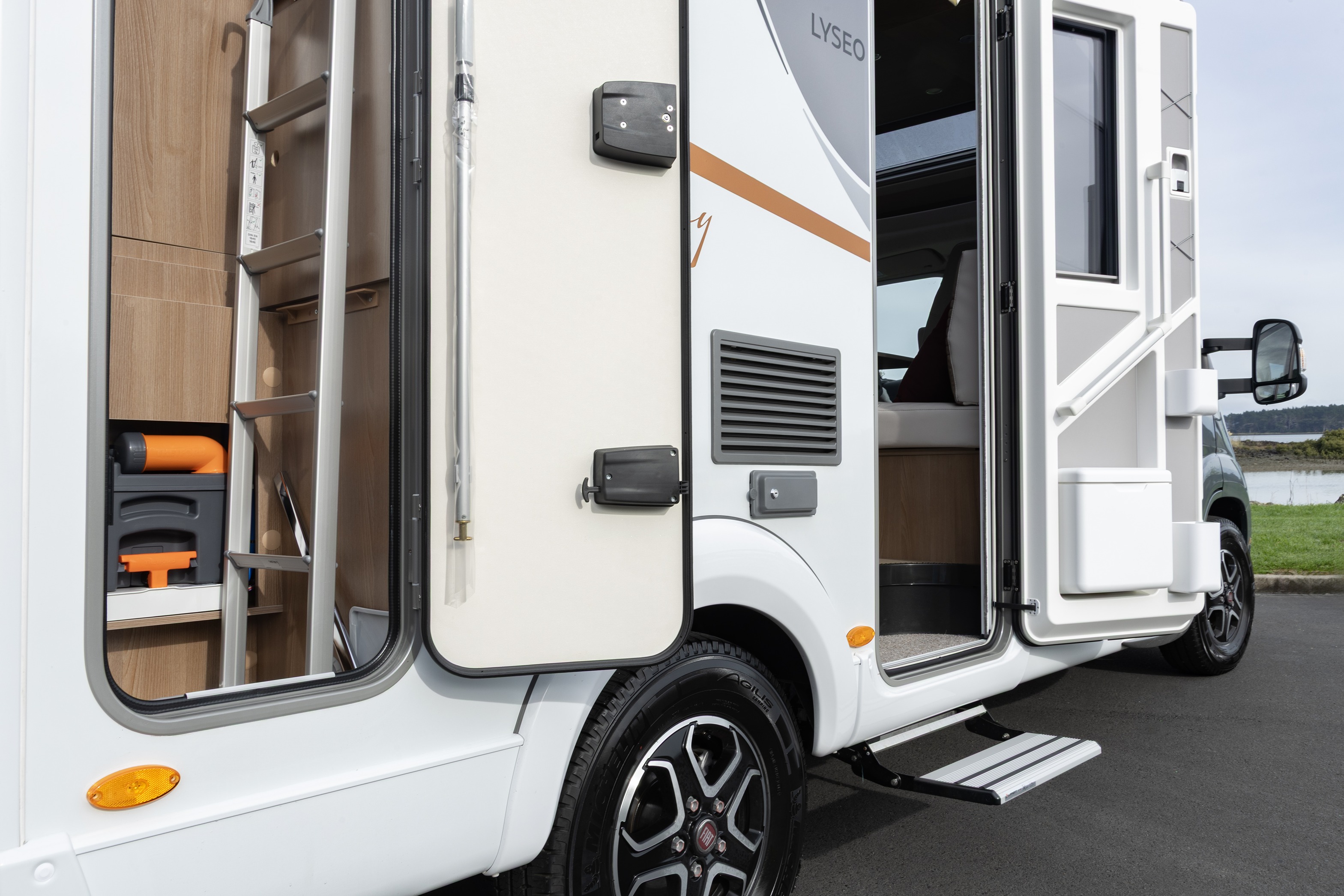 Wilderness Burstner Lyseo TD594 2025 motorhome exterior garage