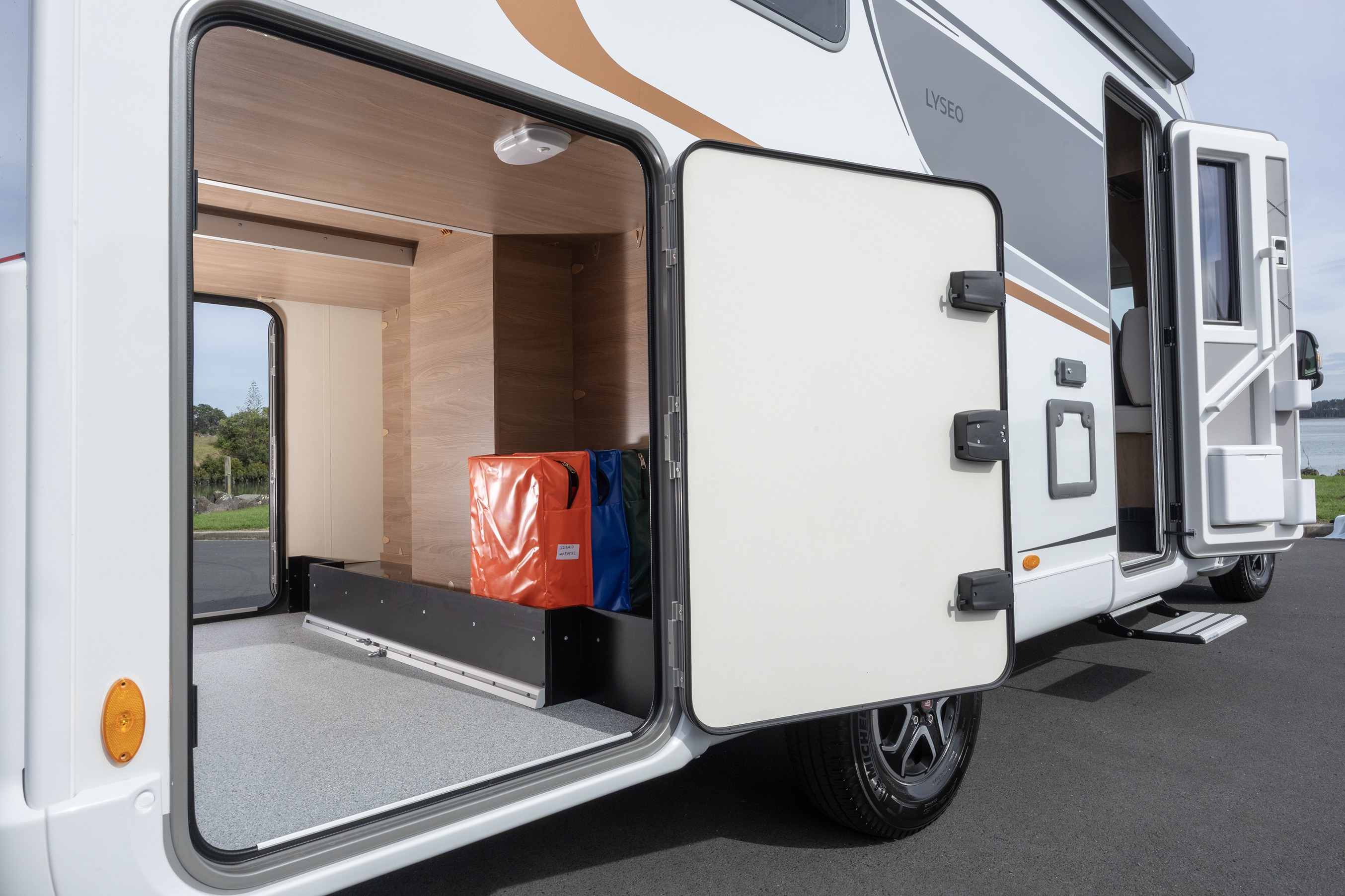 Wilderness 2025 Lyseo TD690G motorhome exterior garage