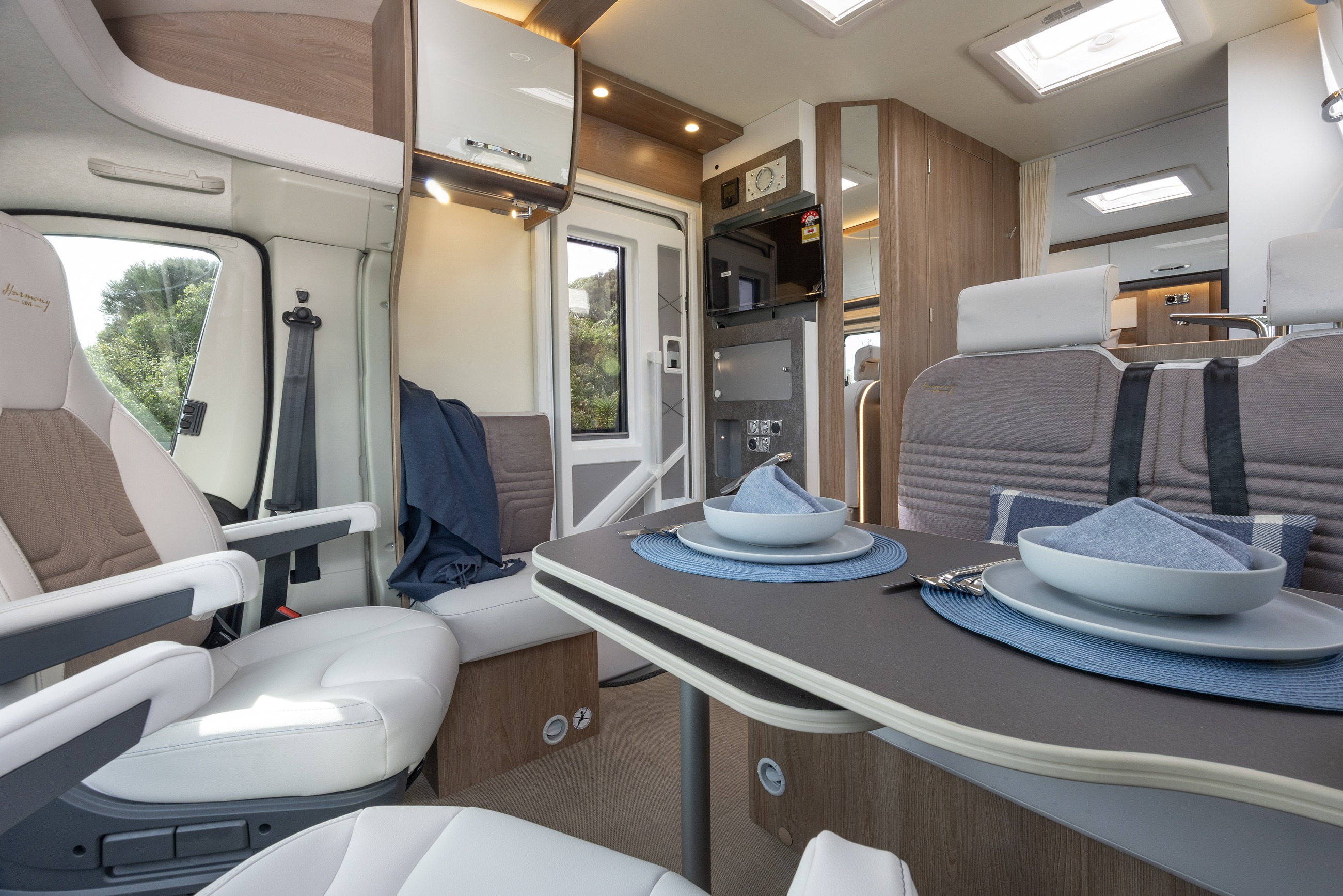 Wilderness 2025 Lyseo TD690G motorhome interior dining